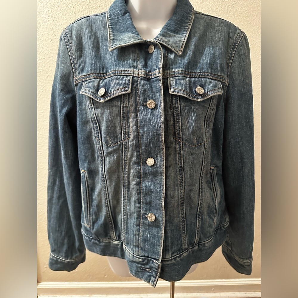 The Gap fleece lining Jean jacket